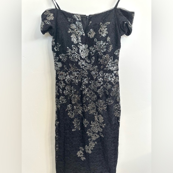 Xscape Lace Sequin Sheath Dress - Picture 5 of 8